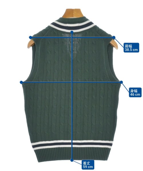 ALAN PAINE（アランペイン）ベスト 緑 サイズ:46(M位) メンズ/2200651626132