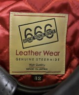 666（トリプルシックス）ライダース 黒 サイズ:42(L位) メンズ/2200692512340