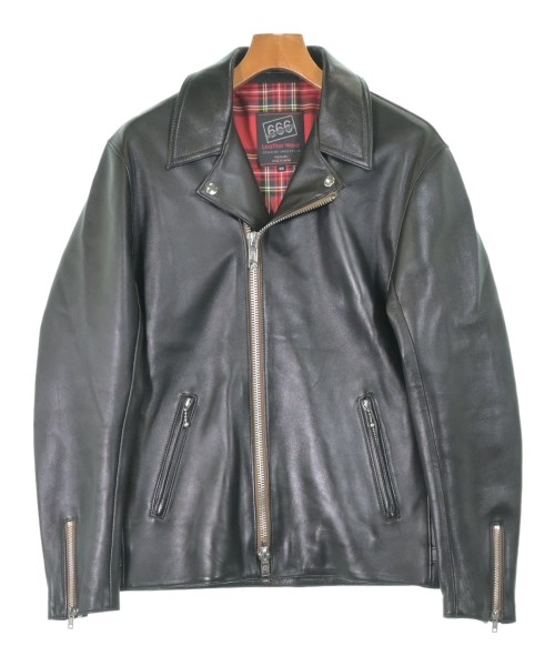 666(トリプルシックス)ライダース 黒 サイズ:38(M位)/2200663341085