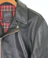 666（トリプルシックス）ライダース 黒 サイズ:38(M位) メンズ/2200663341085