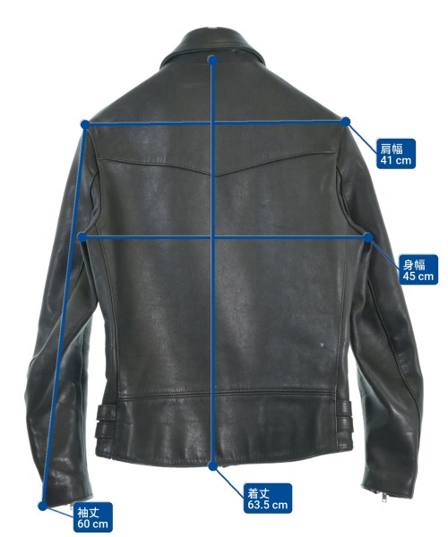 666（トリプルシックス）ライダース 黒 サイズ:34(S位) メンズ/2200671274016