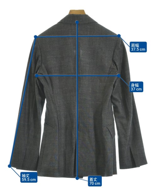 UMA ESTNATION（ユマエストネーション）カジュアルジャケット 黒 サイズ:36(S位) レディース/2200635506030