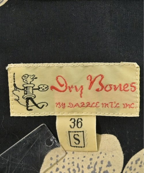 Dry Bones（ドライボーンズ）カジュアルシャツ 黒 サイズ:36(S位) メンズ/2200630988091