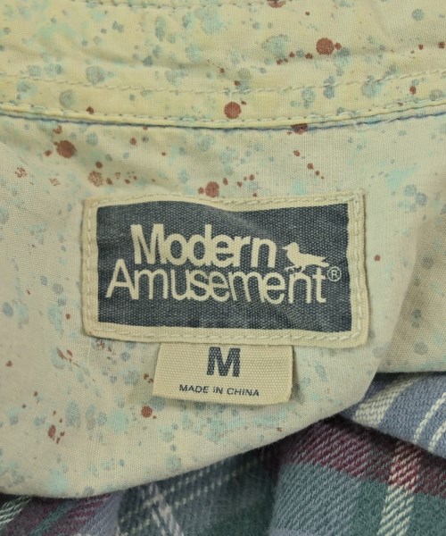 modern amusement（モダンアミューズメント）カジュアルシャツ 青 サイズ:M メンズ/2200685714089