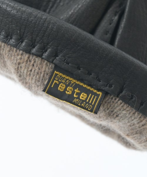 restelli（レステリー）手袋 黒 サイズ:7.5 メンズ/2200644320115