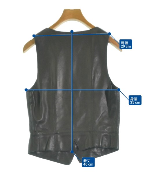 Le verseau（ル　ヴェルソー）ベスト 黒 サイズ:40(M位) レディース/2200611656049