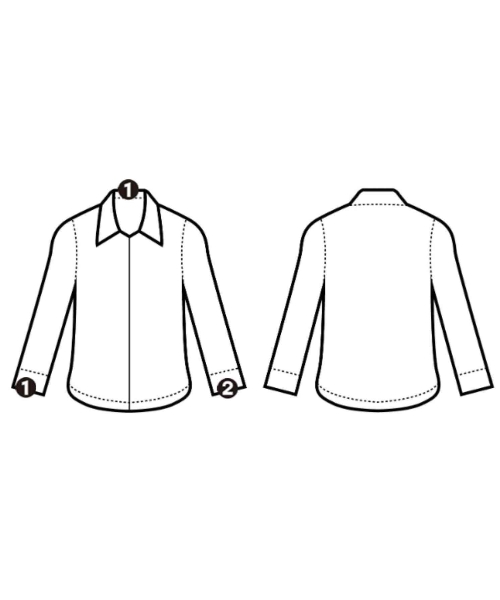 TIMOTHY EVEREST（ティモシーエベレスト）カジュアルシャツ 白 サイズ:L メンズ/2200643777057