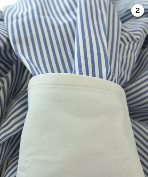 TIMOTHY EVEREST（ティモシーエベレスト）カジュアルシャツ 白 サイズ:L メンズ/2200643777057