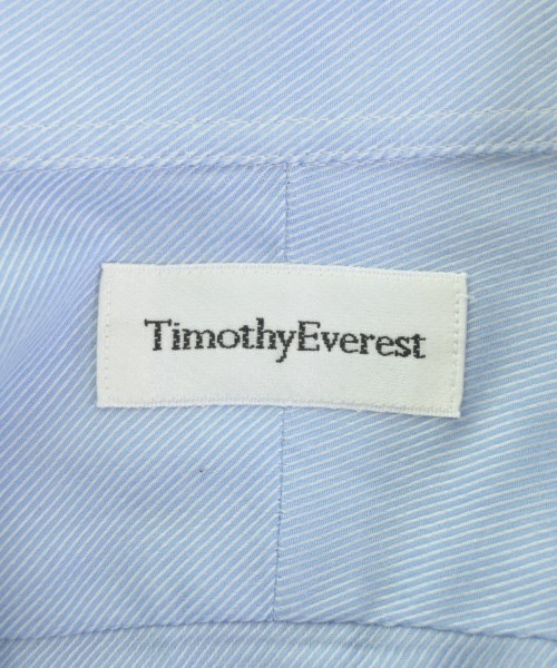 TIMOTHY EVEREST（ティモシーエベレスト）ドレスシャツ 青 サイズ:L メンズ/2200720732016