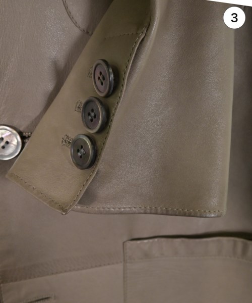 QUAI DE VALMY（ケドゥヴァルミ）カジュアルジャケット 茶 サイズ:44(S位) メンズ/2200631530039