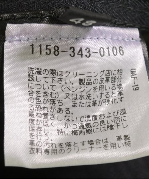QUAI DE VALMY（ケドゥヴァルミ）ライダース 黒 サイズ:48(L位) メンズ/2200661744048