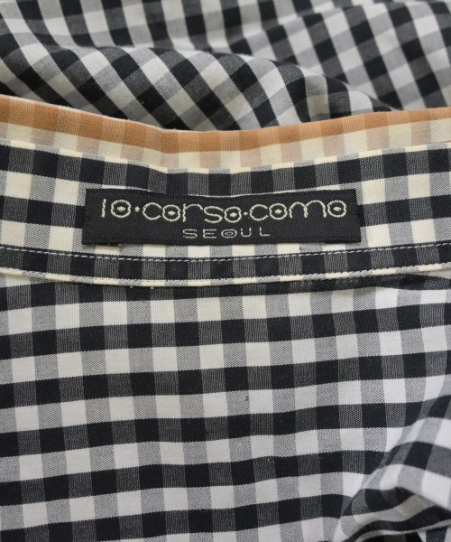 10 corso como（ディエチコルソコモ）カジュアルシャツ 黒 サイズ:48(L位) メンズ/2200615701059