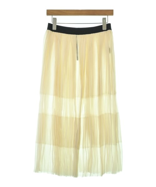 SARA LANZI(サラランツィ)ロング・マキシ丈スカート 白 サイズ:M/2200674446083