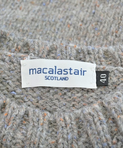 MACALASTAIR（マカラスター）ニット・セーター 茶 サイズ:40(XXS位) メンズ/2200634641084