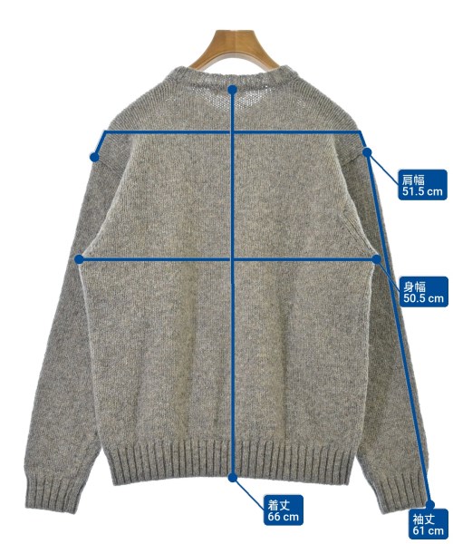 MACALASTAIR（マカラスター）ニット・セーター 茶 サイズ:40(XXS位) メンズ/2200634641084