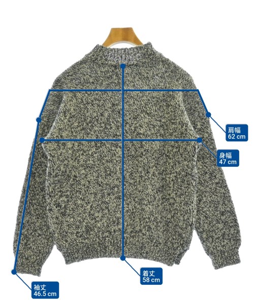 MACALASTAIR（マカラスター）ニット・セーター 黒 サイズ:36(S位) メンズ/2200618939015