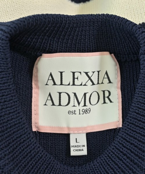 ALEXIA ADMOR（アレクシア　アドマー）ニット・セーター 紺 サイズ:L レディース/2200686549055
