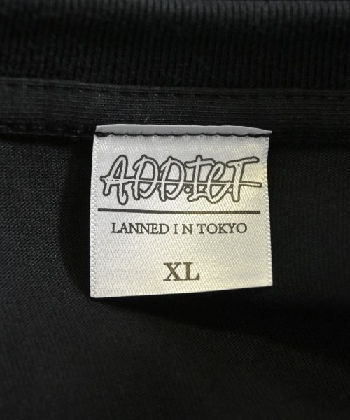 ADDICT（アディクト）Tシャツ・カットソー 黒 サイズ:XL メンズ/2200718170493