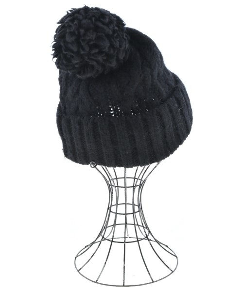milsa（ミルサ）ニットキャップ・ビーニー 黒 サイズ:- レディース/2200643894037