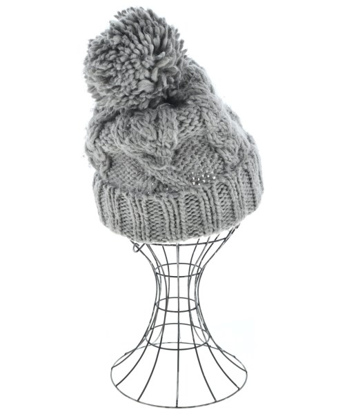 milsa（ミルサ）ニットキャップ・ビーニー グレー サイズ:56-58 レディース/2200631573098