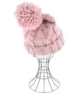 milsa（ミルサ）ニットキャップ・ビーニー ピンク サイズ:56-58cm レディース/2200662138105