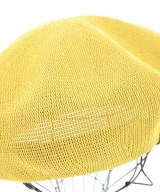 milsa（ミルサ）ハンチング・ベレー帽 黄 サイズ:57.5cm レディース/2200732980108