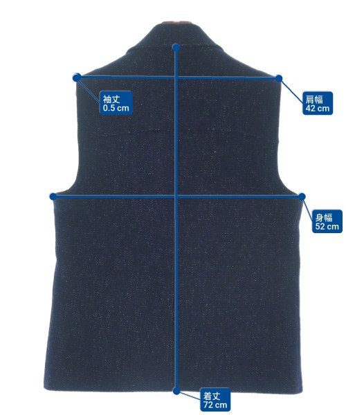 Oliver Spencer（オリバースペンサー）カジュアルシャツ 紺 サイズ:42(XS位) メンズ/2200622638188