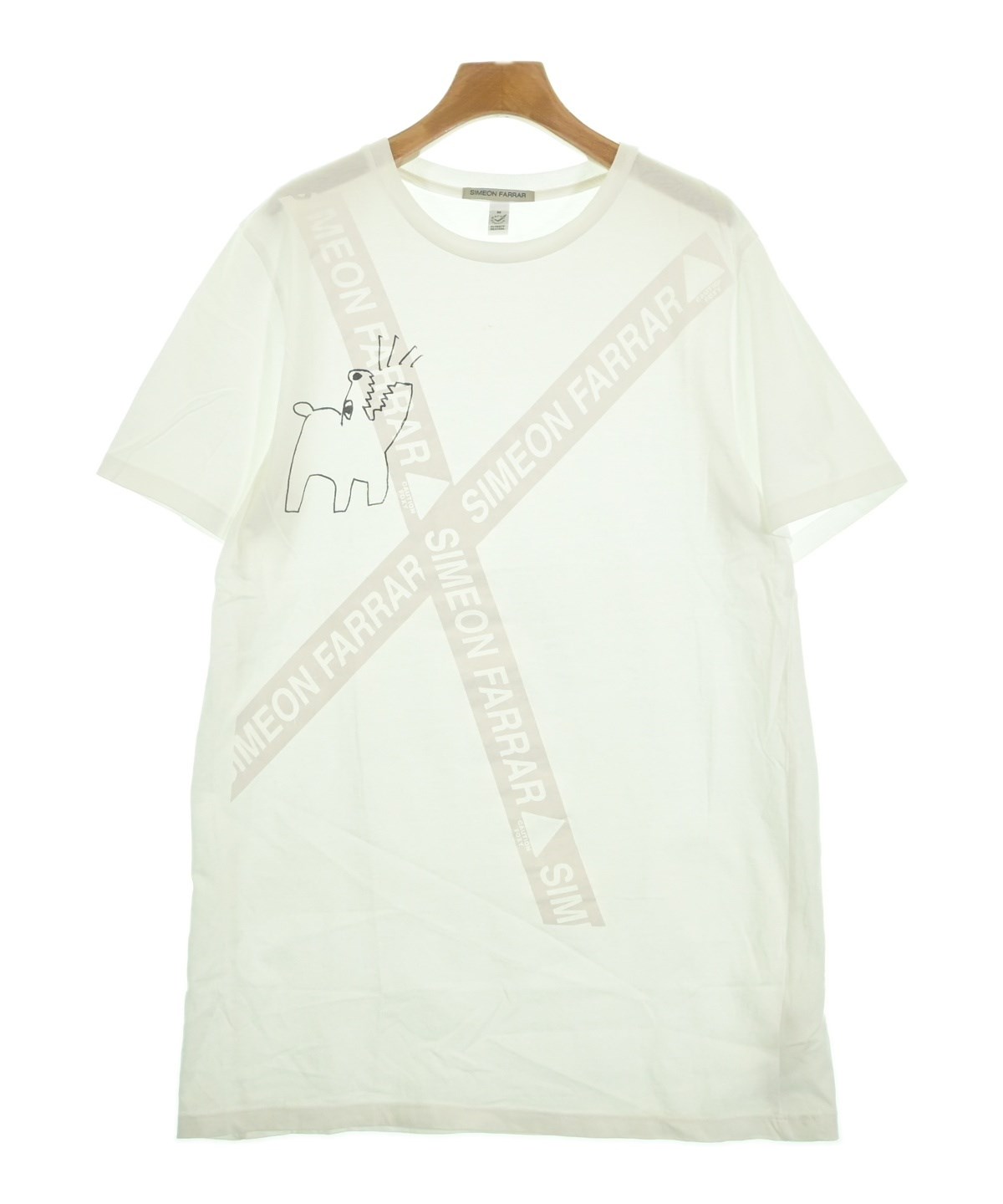 SIMEON FARRAR（シメオンファラー）Tシャツ・カットソー 白 サイズ:S 