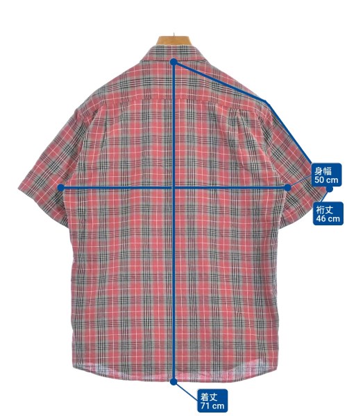 Kinloch Anderson（キンロックアンダーソン）カジュアルシャツ 赤 サイズ:M メンズ/2200627706240