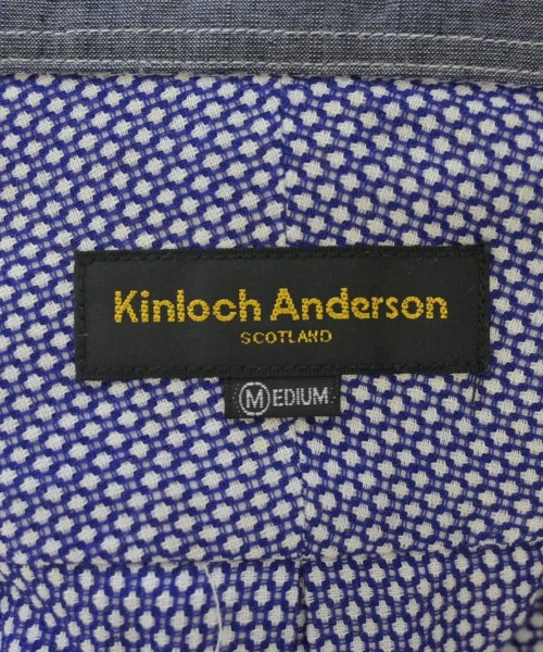 Kinloch Anderson（キンロックアンダーソン）カジュアルシャツ 青 サイズ:M メンズ/2200623368022