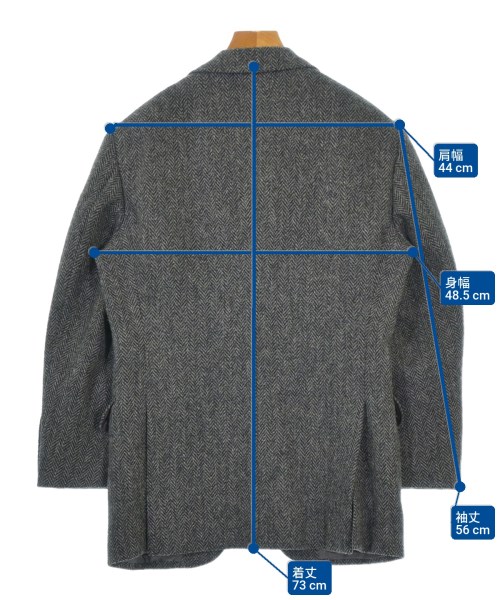 Harris Tweed （ハリスツイード）カジュアルジャケット グレー サイズ:42(XS位) メンズ/2200677990033