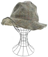 Harris Tweed （ハリスツイード）ハット 緑 サイズ:ONE メンズ/2200652442069