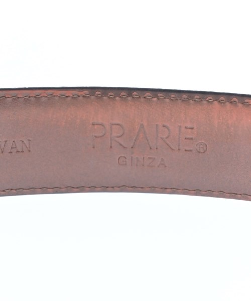 PRARE（プレリー）ベルト 黒 サイズ:- メンズ/2200730419495