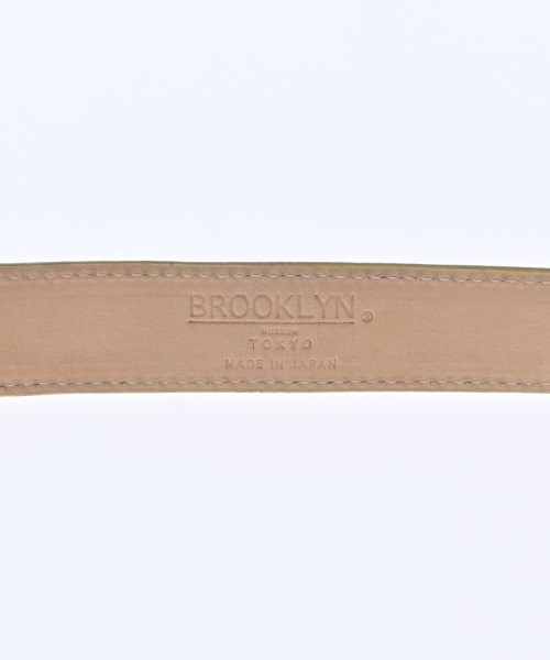 BROOKLYN MUSEUM（ブルックリンミュージアム）ベルト ベージュ サイズ:32 メンズ/2200704715912