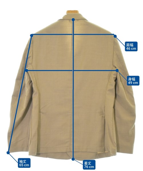 JEORDIE'S（ジョルディーズ）ジャケット ベージュ サイズ:48(L位) メンズ/2200657529093