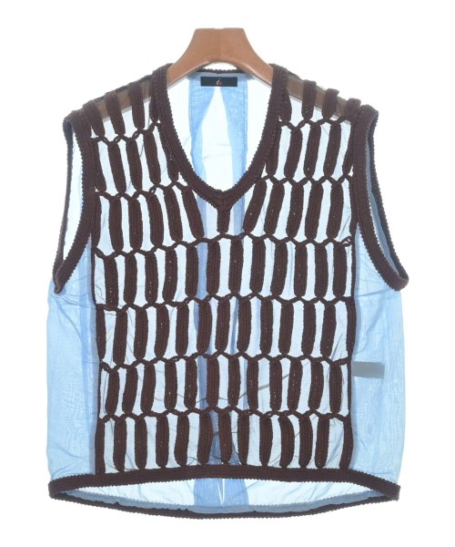 io yukomura Ta(イオユウコムラタ)ベスト/ノースリーブ 茶 サイズ:1(S位)/2200651816014