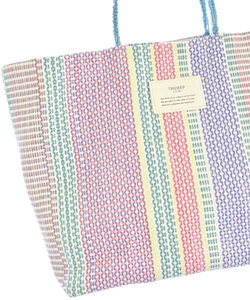Trideep（トライディープ）トートバッグ 赤 サイズ:- レディース/2200678641026