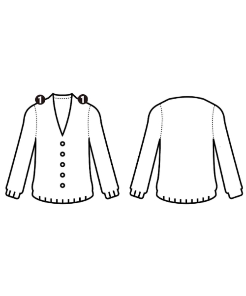 VAN DER STRAETE（ヴァンデルストラー）カーディガン 茶 サイズ:M メンズ/2200637774147