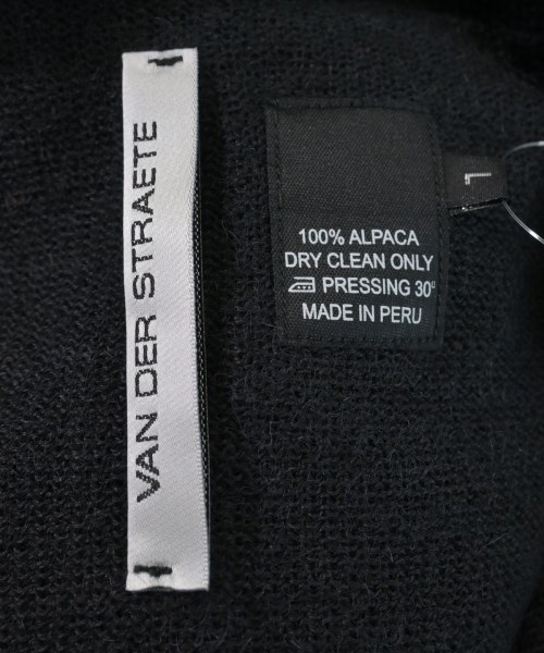 VAN DER STRAETE（ヴァンデルストラー）カーディガン 黒 サイズ:L メンズ/2200625719013
