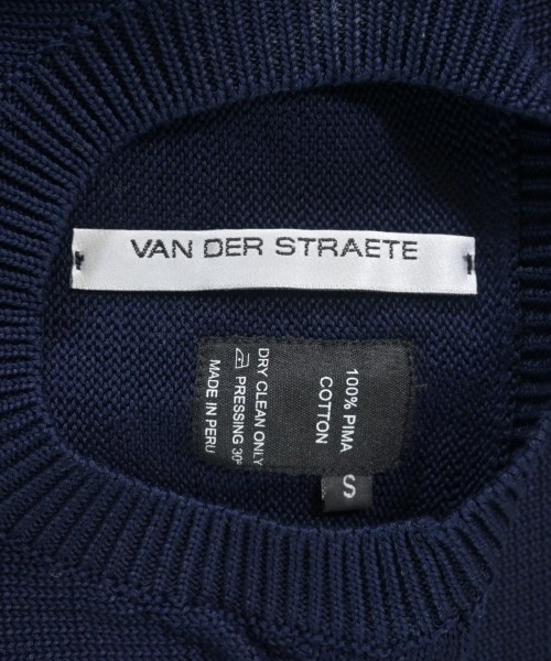 VAN DER STRAETE（ヴァンデルストラー）ベスト 紺 サイズ:S レディース/2200608464022