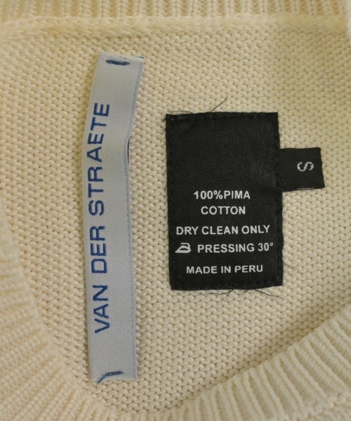 VAN DER STRAETE（ヴァンデルストラー）ニット・セーター 白 サイズ:S レディース/2200661010075