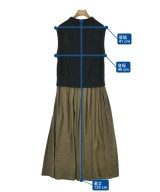 CARA O CRUZ（キャラ・オ・クルス）ワンピース カーキ サイズ:7(S位) レディース/2200720086034