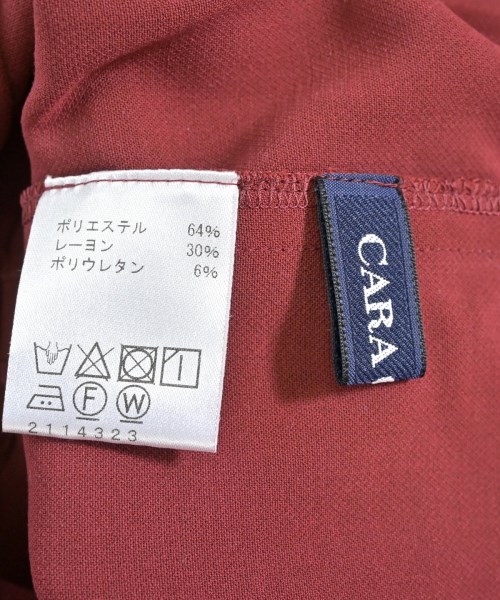 CARA O CRUZ（キャラ・オ・クルス）スラックス 赤 サイズ:7(S位) レディース/2200679560043