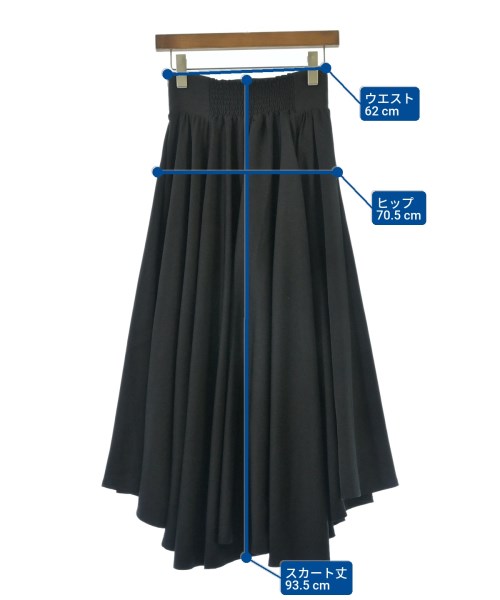 VIOLETTA（ヴィオレッタ）ロング・マキシ丈スカート 黒 サイズ:M