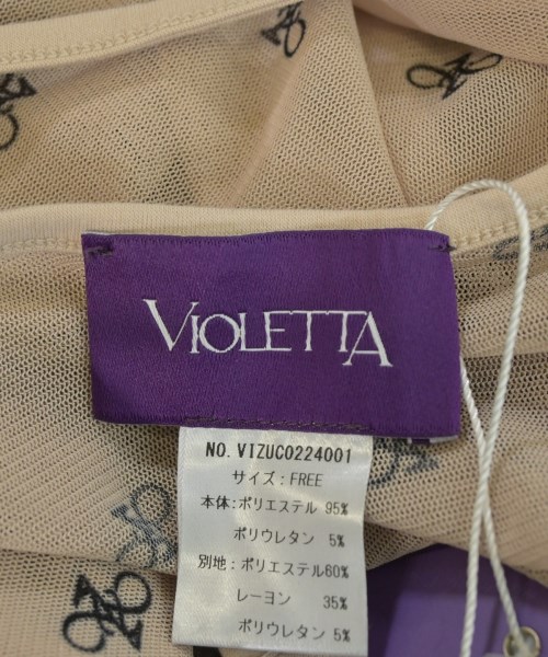 VIOLETTA（ヴィオレッタ）Tシャツ・カットソー ベージュ サイズ:F レディース/2200657338107