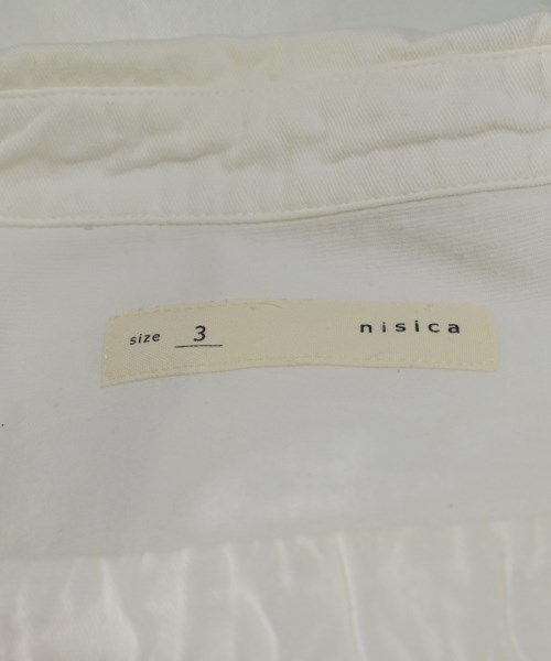 nisica（ニシカ）カジュアルシャツ 白 サイズ:3(L位) メンズ/2200651992039