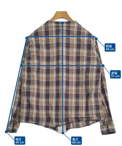 nisica（ニシカ）カジュアルシャツ 紫 サイズ:3(L位) メンズ/2200654360071