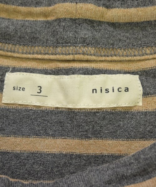 nisica（ニシカ）Tシャツ・カットソー グレー サイズ:3(L位) メンズ/2200722901137