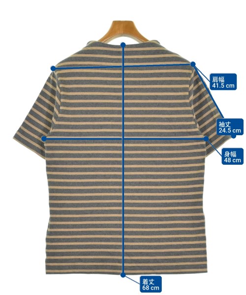 nisica（ニシカ）Tシャツ・カットソー グレー サイズ:3(L位) メンズ/2200722901137