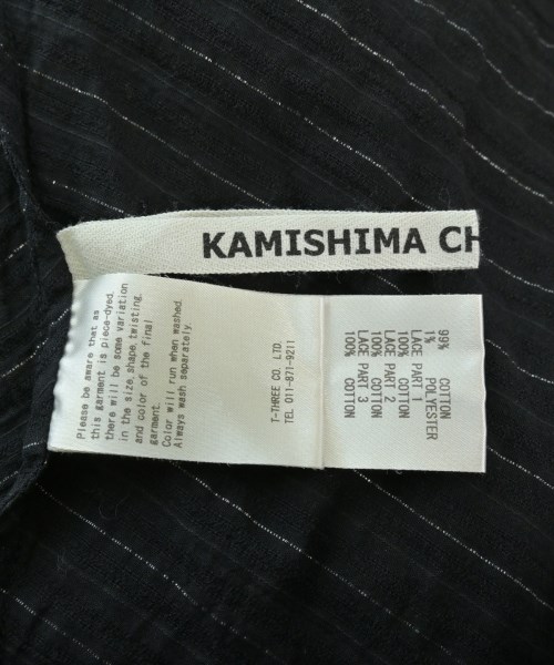 KAMISHIMA CHINAMI YELLOW（カミシマ　チナミ　イエロー）カジュアルシャツ 黒 サイズ:-(XL位) レディース/2200615340036